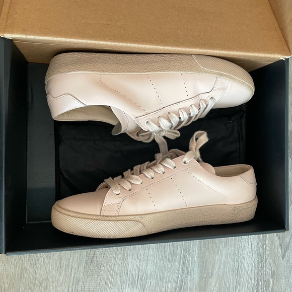 Saint Laurent Leather Sneakers - Picture 6 of 7